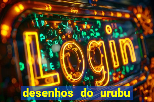 desenhos do urubu do flamengo para colorir